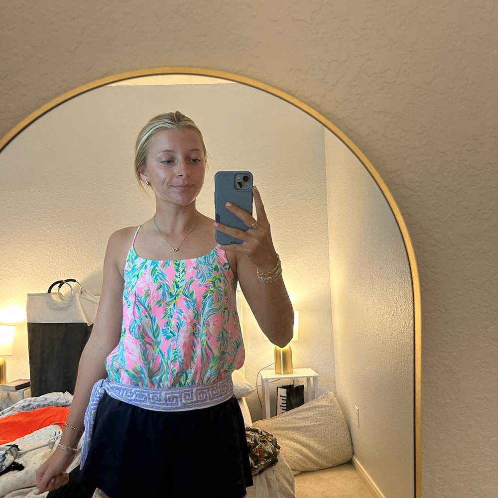 Lily Pulitzer Tie Strap Top